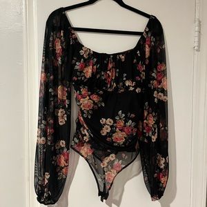 Floral bodysuit